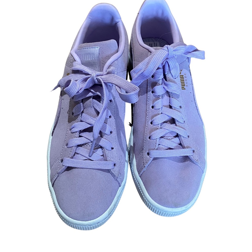 Puma purple suede sneakers - size 8.5